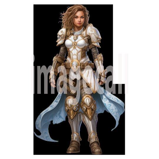 Clipart Fantasy Paladin 11300dpi