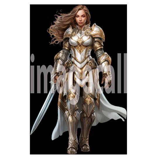 Clipart Fantasy Paladin 12300dpi