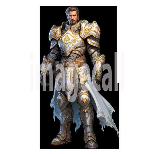 Clipart Fantasy Paladin 1300dpi