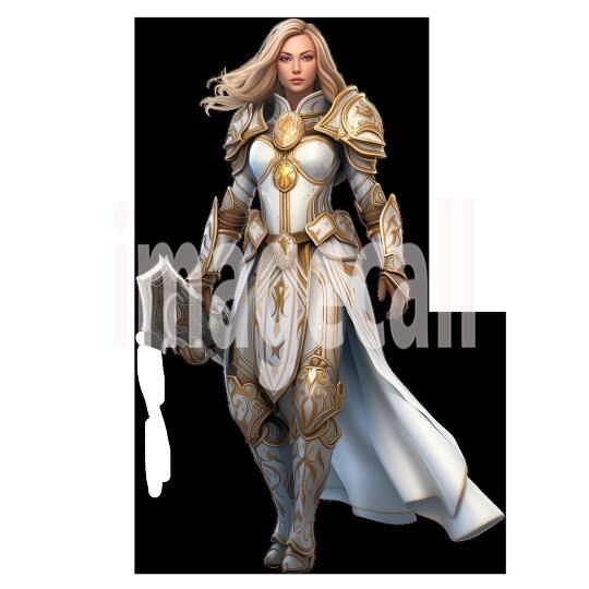 Clipart Fantasy Paladin 17300dpi