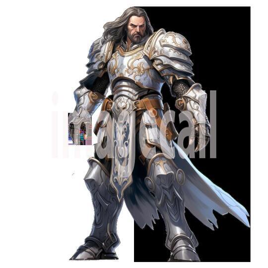 Clipart Fantasy Paladin 19300dpi