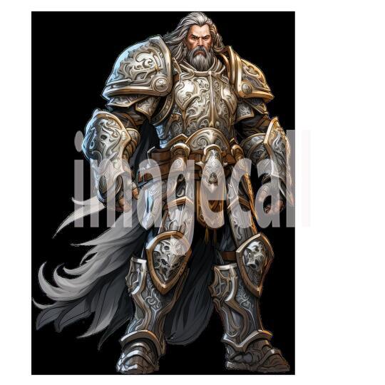 Clipart Fantasy Paladin 2300dpi