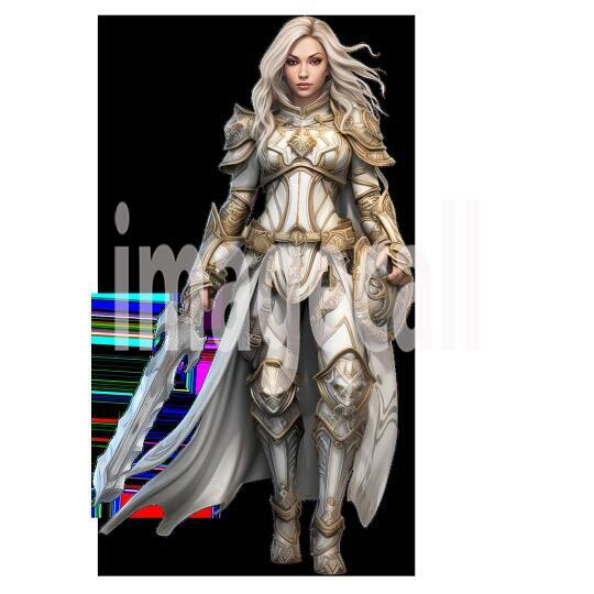 Clipart Fantasy Paladin 3300dpi