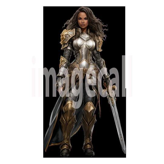Clipart Fantasy Paladin 9300dpi
