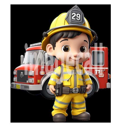 Clipart Fire Fighters 3300dpi