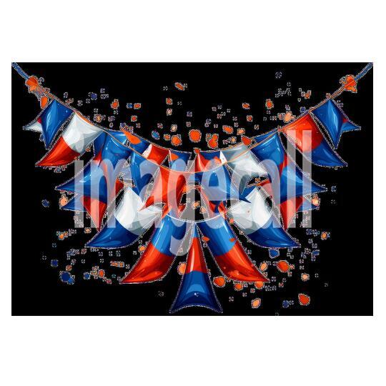 Clipart Flags Buntings 16-300dpi