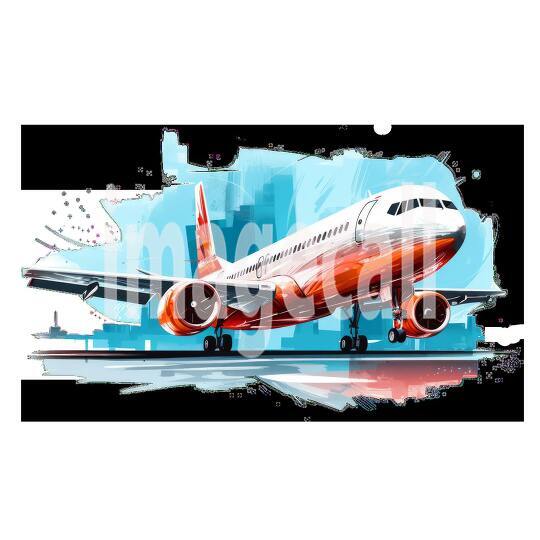 Clipart Flight Departure 15 - 300dpi
