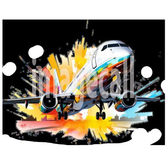 Clipart Flight Departure 4 - 300dpi