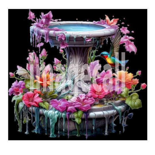 Clipart Floral Bird Bath (15)
