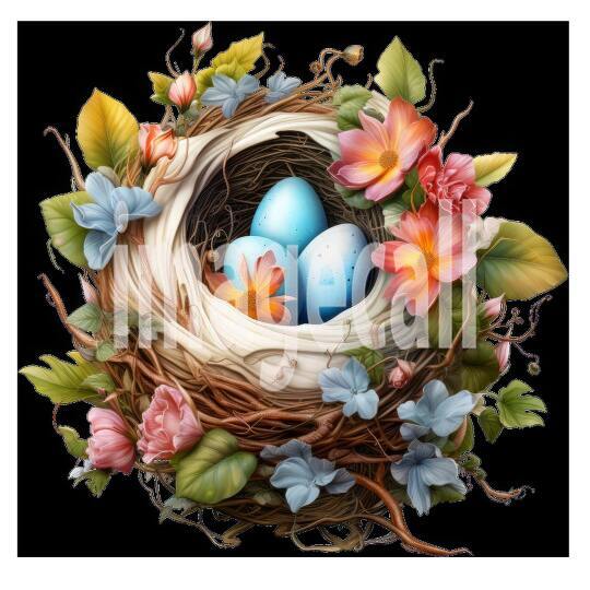 Clipart Floral Bird Nests (12)