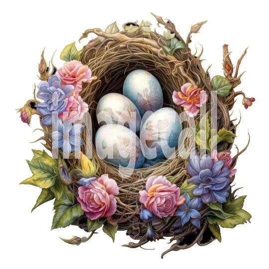 Clipart Floral Bird Nests (13)