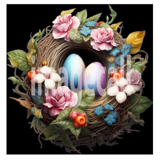 Clipart Floral Bird Nests (14)