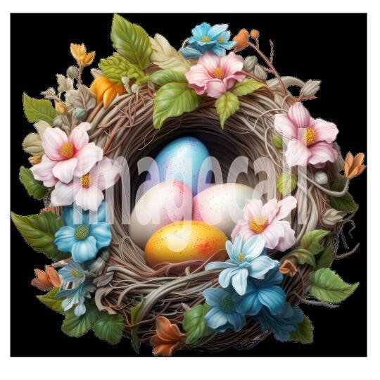 Clipart Floral Bird Nests (16)