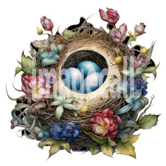 Clipart Floral Bird Nests (17)