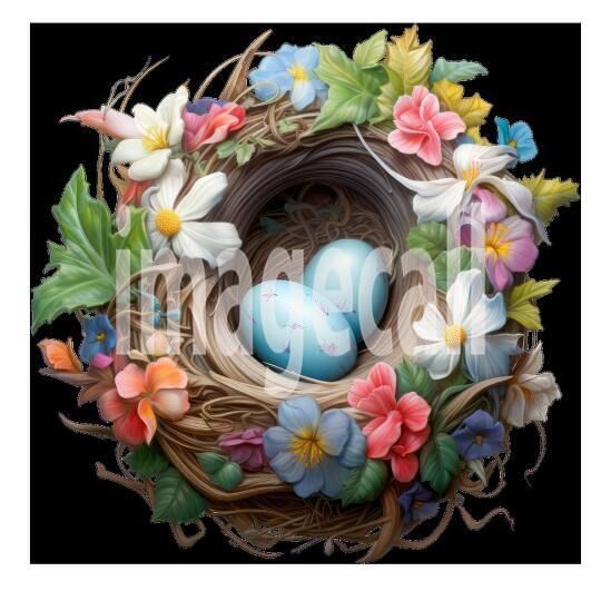 Clipart Floral Bird Nests (18)