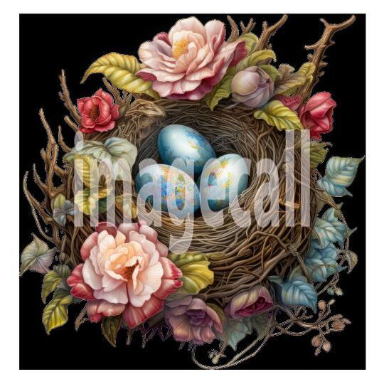 Clipart Floral Bird Nests (20)