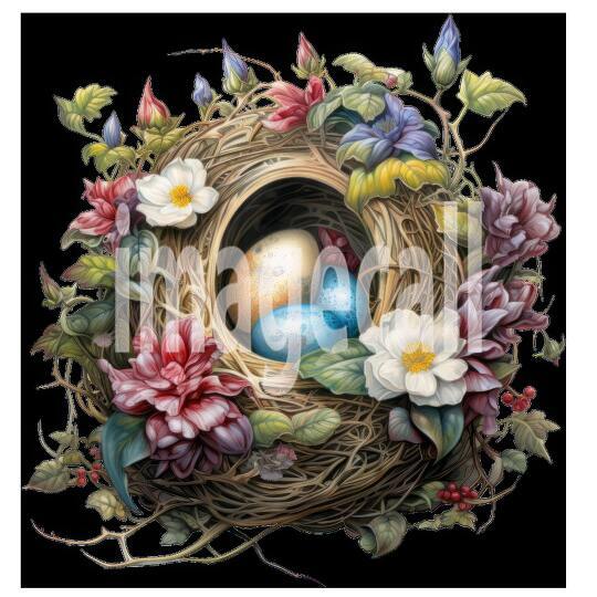 Clipart Floral Bird Nests (8)