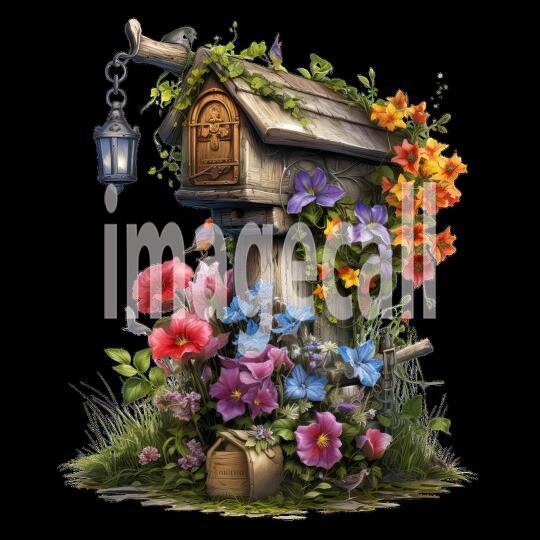 Clipart Floral Mailbox (7)