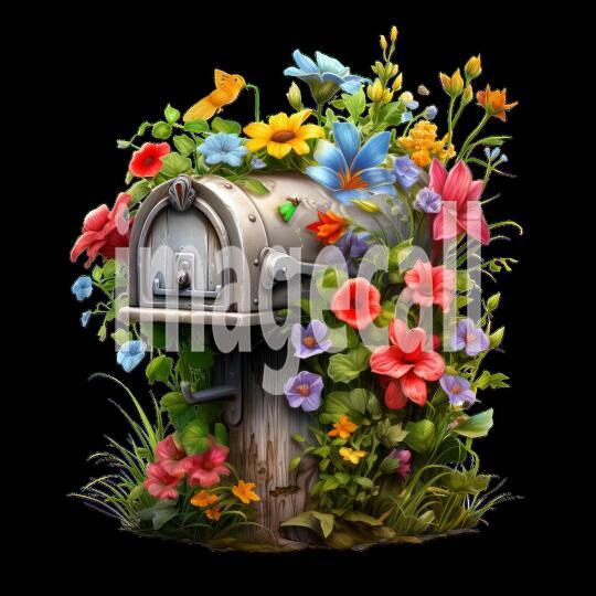 Clipart Floral Mailbox (8)
