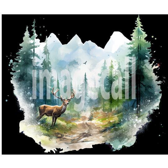 Clipart Forest Animal Encounter 12 - 300dpi