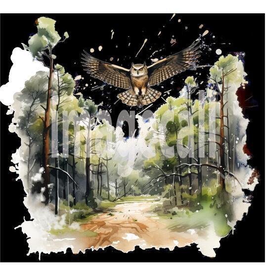 Clipart Forest Animal Encounter 14 - 300dpi