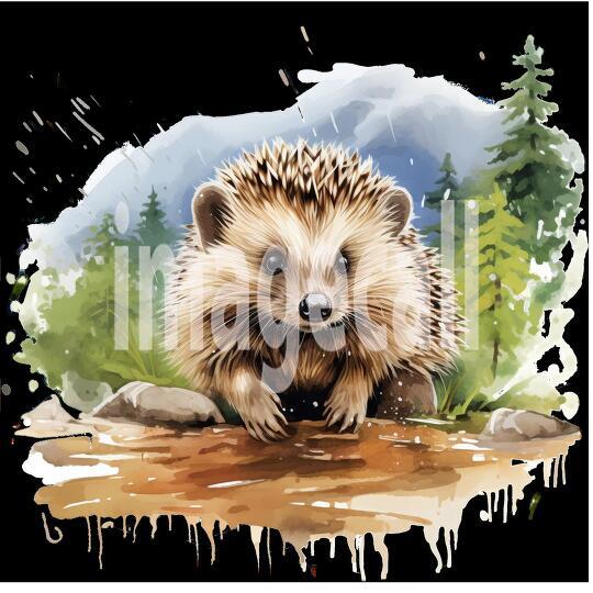 Clipart Forest Animal Encounter 2 - 300dpi