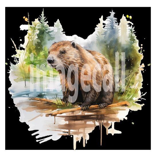 Clipart Forest Animal Encounter 20 - 300dpi