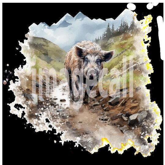 Clipart Forest Animal Encounter 5 - 300dpi