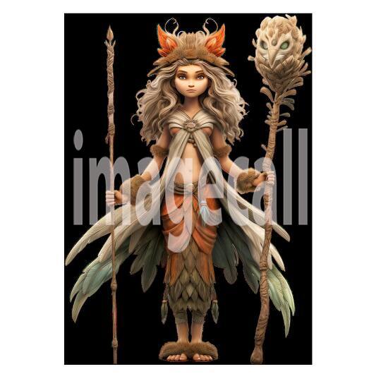 Clipart Forest Druids 7300dpi