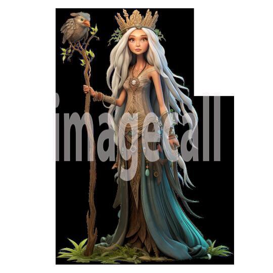 Clipart Forest Druids 8300dpi