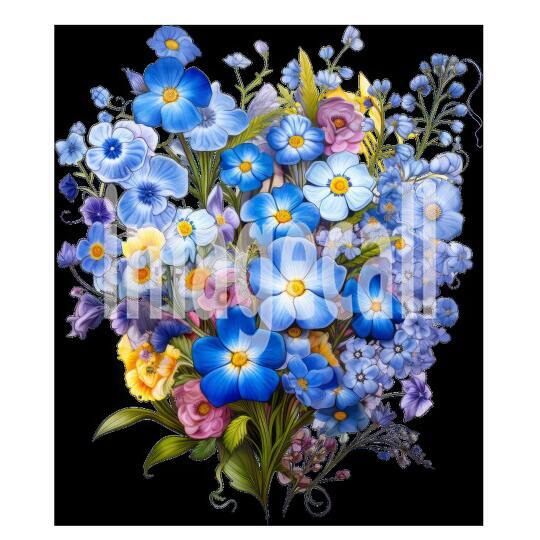 Clipart Forget Me Not (1)