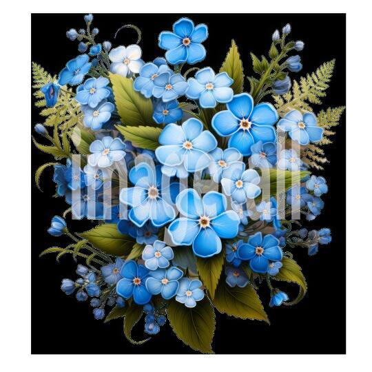 Clipart Forget Me Not (12)