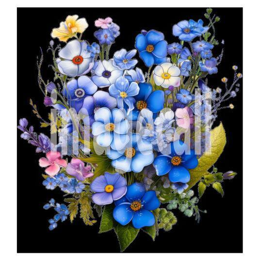 Clipart Forget Me Not (18)