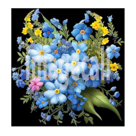 Clipart Forget Me Not (3)