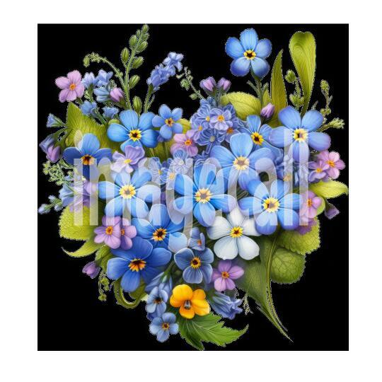 Clipart Forget Me Not (6)