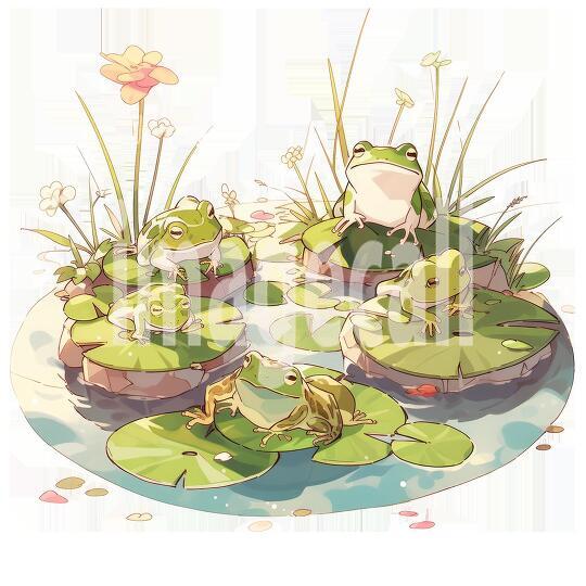 Clipart Frogs (14)