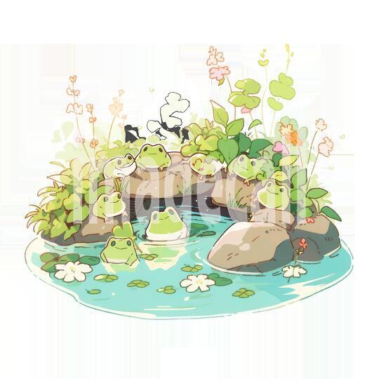 Clipart Frogs (3)