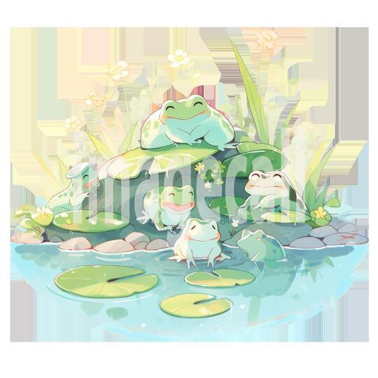 Clipart Frogs (8)