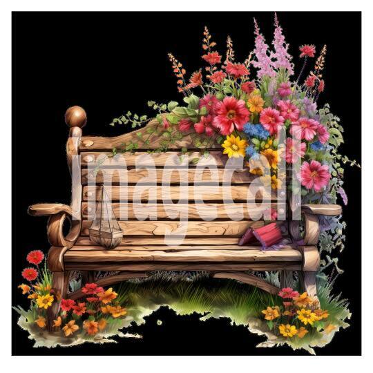 Clipart Garden Benches 12300dpi