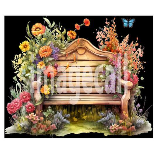Clipart Garden Benches 14300dpi