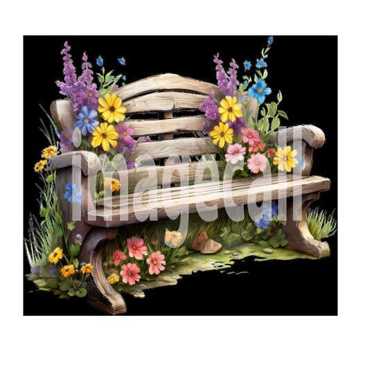 Clipart Garden Benches 16300dpi