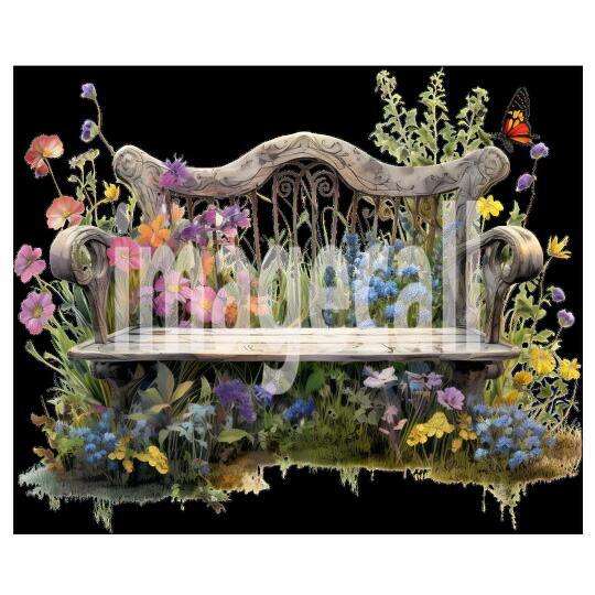Clipart Garden Benches 17300dpi
