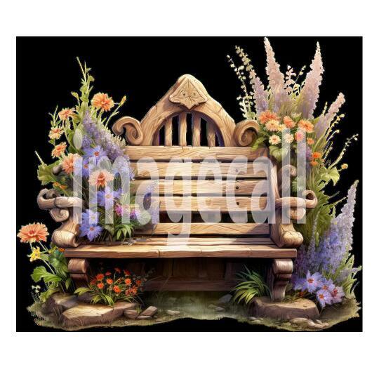 Clipart Garden Benches 19300dpi