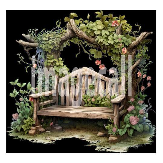 Clipart Garden Benches 5300dpi