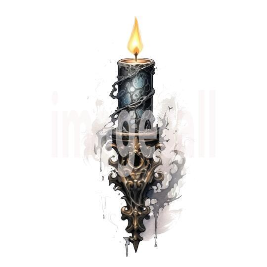 Clipart Gothic Candles (1)