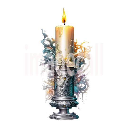 Clipart Gothic Candles (10)