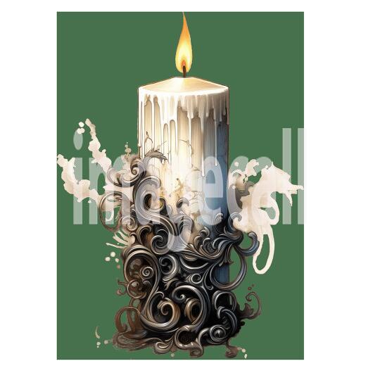Clipart Gothic Candles (17)