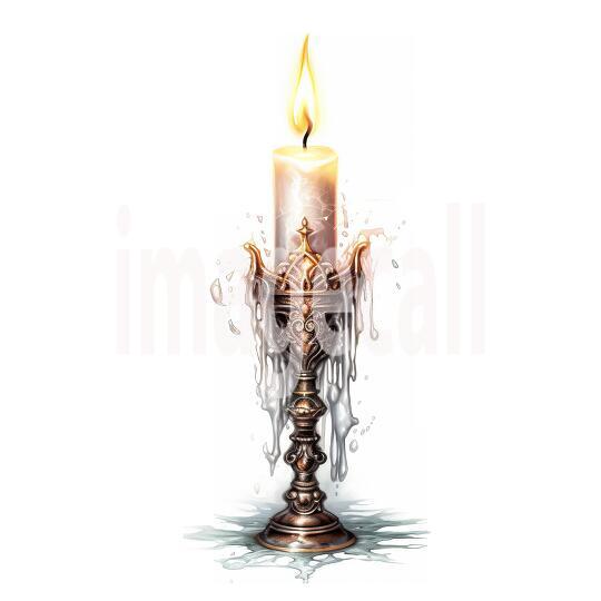 Clipart Gothic Candles (2)