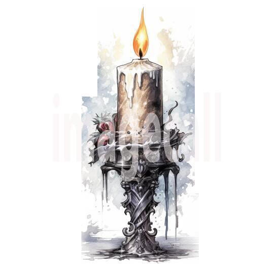 Clipart Gothic Candles (20)
