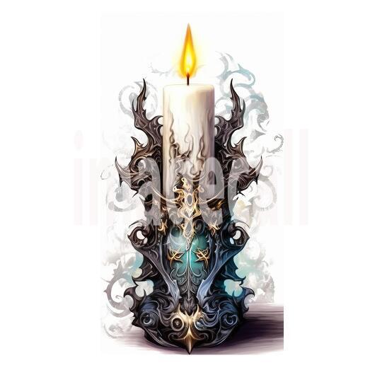 Clipart Gothic Candles (6)